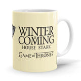 House Stark: Winter Is Coming - Game Of Thrones Ceramic Home Kitchen Drinking Coffee Milk Mug (350ml/11oz, Made in USA) - Glow-Paradise