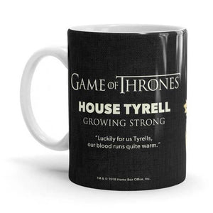 Tyrell Sigil Design - Game Of Thrones Ceramic Home Kitchen Drinking Coffee Milk Mug (350ml/11oz, Made in USA) - Glow-Paradise