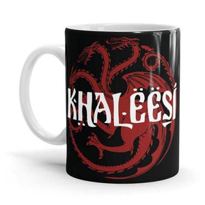 Khaleesi - Game Of Thrones Ceramic Home Kitchen Drinking Coffee Milk Mug (350ml/11oz, Made in USA) - Glow-Paradise