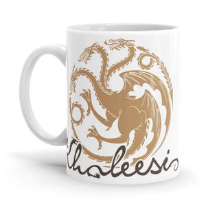 Breaker Of Chains - Game Of Thrones Ceramic Home Kitchen Drinking Coffee Milk Mug (350ml/11oz, Made in USA) - Glow-Paradise