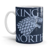 King In The North - Game Of Thrones Ceramic Home Kitchen Drinking Coffee Milk Mug (350ml/11oz, Made in USA) - Glow-Paradise
