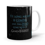 The Long Night - Game Of Thrones Ceramic Home Kitchen Drinking Coffee Milk Mug (350ml/11oz, Made in USA) - Glow-Paradise
