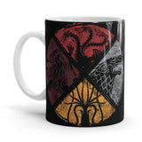 Sigil Shield - Game Of Thrones Ceramic Home Kitchen Drinking Coffee Milk Mug (350ml/11oz, Made in USA) - Glow-Paradise
