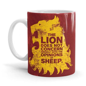 The Lion And The Sheep - Game Of Thrones Ceramic Home Kitchen Drinking Coffee Milk Mug (350ml/11oz, Made in USA) - Glow-Paradise