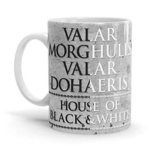Valar Morghulis - Game Of Thrones Ceramic Home Kitchen Drinking Coffee Milk Mug (350ml/11oz, Made in USA) - Glow-Paradise
