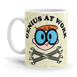 Genius At Work - Dexter's Laboratory Official Mug - Glow-Paradise