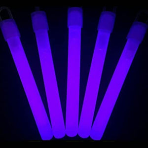 4 Inch Premium Pink Glow Sticks (Purple Color, 25 Counts Per Pack) - Glow-Paradise