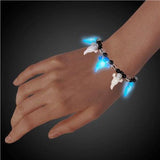 LED Light Up Ghost Bead Bracelet (1 Quantity Per Pack) - Glow-Paradise