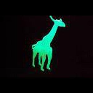 Glow in the Dark 3D Safari Animal - Giraffe (2 Pieces Per Pack) - Glow-Paradise