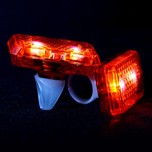 LED Light Up Music Sensor Ring (Red Color, 2 Rings Per Pack) - Glow-Paradise