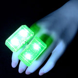 LED Light Up Music Sensor Ring (Green Color, 2 Rings Per Pack) - Glow-Paradise