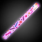 LED Light Up 16 Inch 60's Groovy Theme Foam Stick (1 Per Pack) - Glow-Paradise