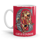 Gryffindor Charm - Harry Potter Ceramic Home Kitchen Drinking Coffee Milk Mug (350ml/11oz, Made in USA) - Glow-Paradise