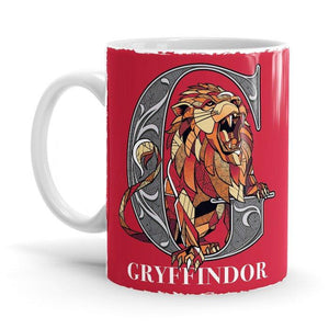Gryffindor Charm - Harry Potter Ceramic Home Kitchen Drinking Coffee Milk Mug (350ml/11oz, Made in USA) - Glow-Paradise