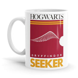 Gryffindor Seeker - Harry Potter Ceramic Home Kitchen Drinking Coffee Milk Mug (350ml/11oz, Made in USA) - Glow-Paradise