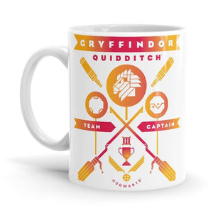 Gryffindor Team Captain - Harry Potter Ceramic Home Kitchen Drinking Coffee Milk Mug (350ml/11oz, Made in USA) - Glow-Paradise