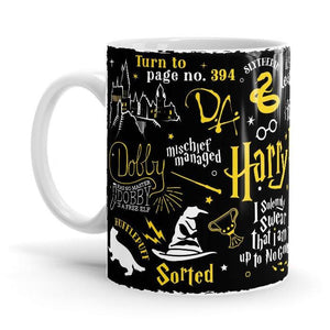 Harry Potter Infographic - Harry Potter Official Mug - Glow-Paradise