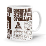 Harry Potter: Daily Prophet - Harry Potter Ceramic Home Kitchen Drinking Coffee Milk Mug (350ml/11oz, Made in USA) - Glow-Paradise