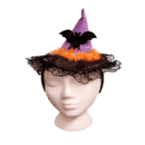 Witch Hat Headbands - 4 Assortments (12 Quantity Per Pack) - Glow-Paradise