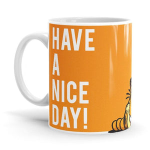 Have A Nice Day - Garfield Ceramic Home Kitchen Drinking Coffee Milk Mug (350ml/11oz, Made in USA) - Glow-Paradise