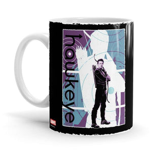 Hawkeye Pose - Marvel Ceramic Home Kitchen Drinking Coffee Milk Mug (350ml/11oz, Made in USA) - Glow-Paradise
