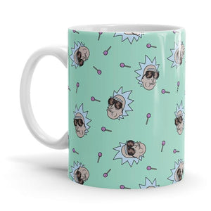 Heist Champ Pattern - Rick And Morty Official Mug - Glow-Paradise