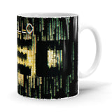 Hello Neo - Matrix Ceramic Home Kitchen Drinking Coffee Milk Mug (350ml/11oz, Made in USA) - Glow-Paradise