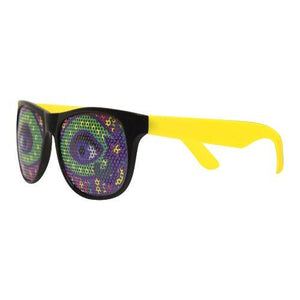 Mardi Gras Mask Party Sunglasses (1 Per Pack) - Glow-Paradise