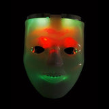 LED Light Up Hockey Skull Mask (1 Mask Per Pack) - Glow-Paradise