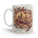 Hogwarts Floral - Harry Potter Official Mug - Glow-Paradise