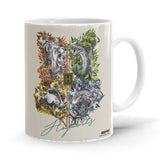 Hogwarts Floral - Harry Potter Official Mug - Glow-Paradise