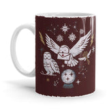 Holiday Owl Messenger - Harry Potter Ceramic Home Kitchen Drinking Coffee Milk Mug (350ml/11oz, Made in USA) - Glow-Paradise