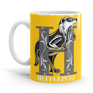 Hufflepuff Charm - Harry Potter Ceramic Home Kitchen Drinking Coffee Milk Mug (350ml/11oz, Made in USA) - Glow-Paradise