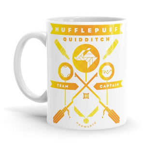 Hufflepuff Team Captain - Harry Potter Ceramic Home Kitchen Drinking Coffee Milk Mug (350ml/11oz, Made in USA) - Glow-Paradise