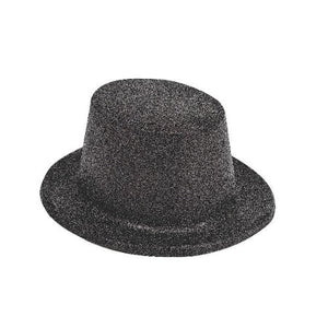 Adult’s Glitter Top Hats (12 Hats Per Pack) - Glow-Paradise
