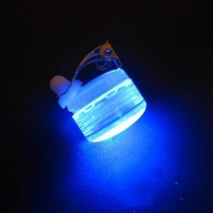 LED LIght up Clip On Blinky Light Earrings (Blue Color) - Glow-Paradise