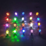 LED Light Up Diamond Shape Stud Earrings (Blue Color, 1 Pair Per Pack) - Glow-Paradise
