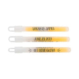 4 Inch Personalized Let Love Glow Sticks (White Color, 12 Count Per Pack) - Glow-Paradise