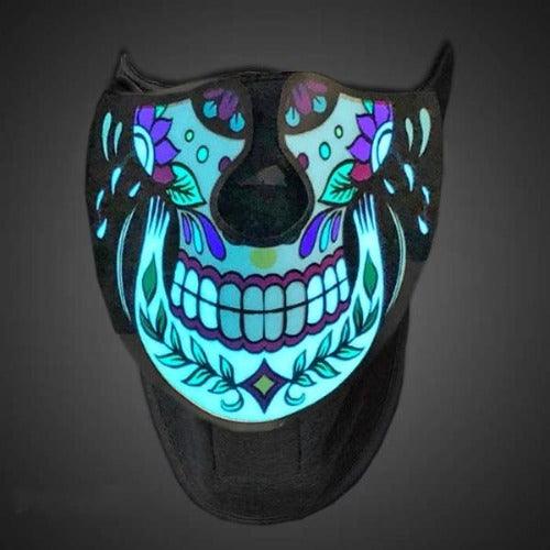 EL Panel Mask Scary Style (1 Mask Per Pack) - Glow-Paradise