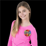 3.5" Light-Up Happy Birthday Button (1 Per Pack) - Glow-Paradise