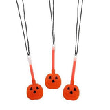 Pumpkin Character Glow Necklaces (12 Necklaces Per Pack) - Glow-Paradise