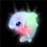 1.5 Inch Light-Up Shark Pup Rings (Assorted Colors, 24 Rings Per Pack) - Glow-Paradise