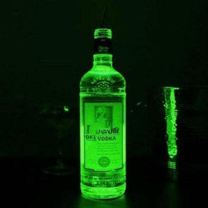Glow In The Dark Bottle Collars - Green (6 Quantity Per Pack) - Glow-Paradise