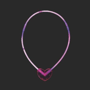 Valentine Glow Heart Necklaces (12 Necklaces Per Pack) - Glow-Paradise