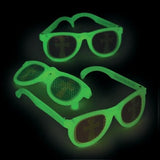 Christian Pumpkin Pinhole Glasses Glow In The Dark (12 Count Per Pack) - Glow-Paradise
