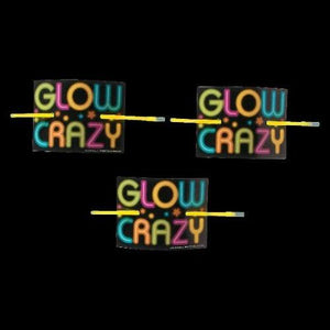Glow Crazy Party Bracelet with Card (24 Count Per Pack) - Glow-Paradise