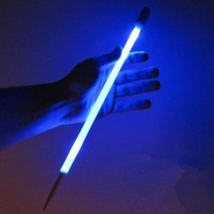 10 Inch Industrial Grade Glow Stick With Ground Stake (Blue Color, 12 Counts Per Pack) - Glow-Paradise