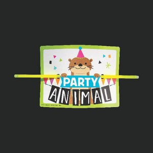 Party Animal Glow Bracelet with Card (12 Count Per Pack) - Glow-Paradise