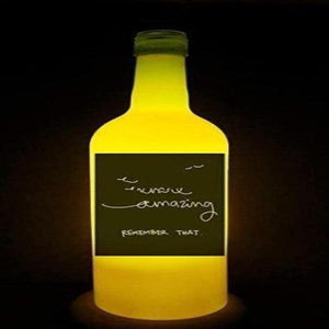 Glow In The Dark Bottle Collars - Yellow (6 Quantity Per Pack) - Glow-Paradise