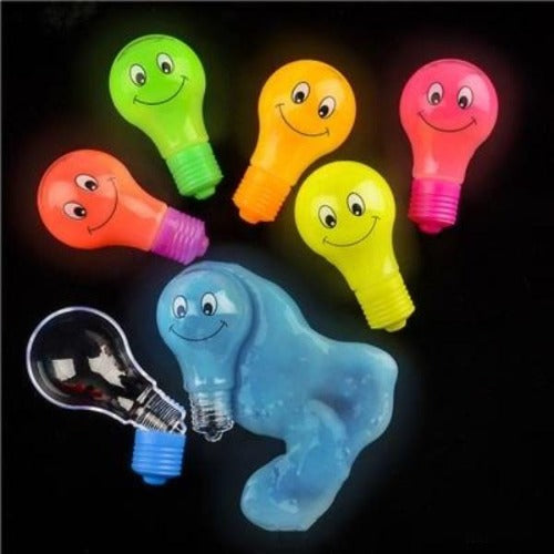 4.25 Inch Glow In The Dark Light Bulb Putty (12 Quantity Per Pack) - Glow-Paradise
